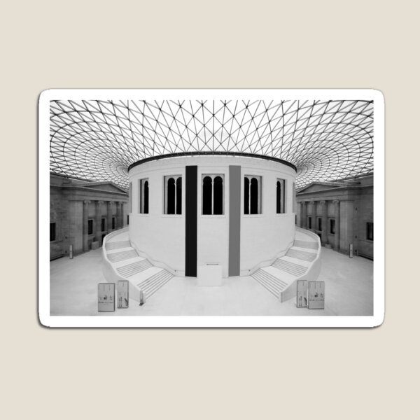 The British Museum. Panorama of the Great Court. Magnet