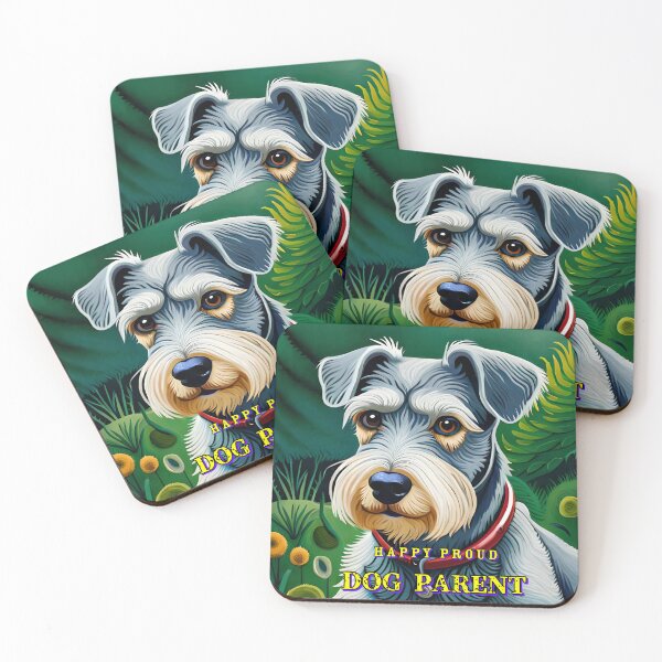 Item preview, Dog Parent Schnauzer Happy Proud designed and sold by abundancevibes.