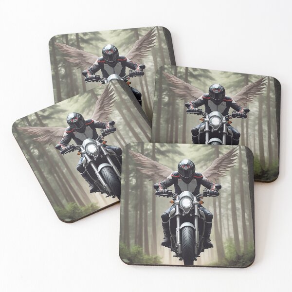 Item preview, Biker with wings designed and sold by M-Y-A-R-T-.