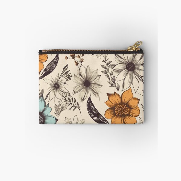 Item preview, hand drawn flowers turned into a vector seamless pattern designed and sold by RidaSalArt.