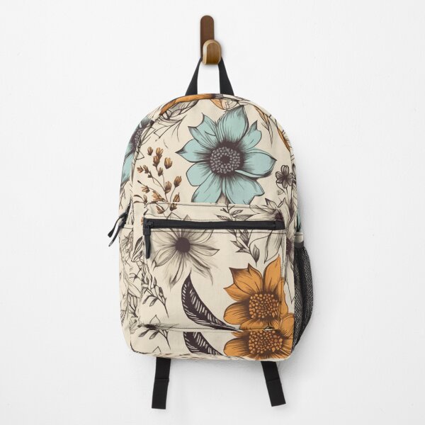 Item preview, hand drawn flowers turned into a vector seamless pattern designed and sold by RidaSalArt.