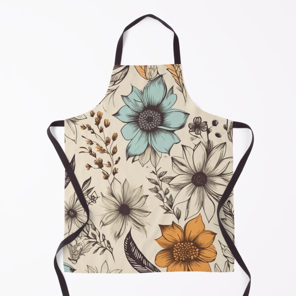 Item preview, hand drawn flowers turned into a vector seamless pattern designed and sold by RidaSalArt.