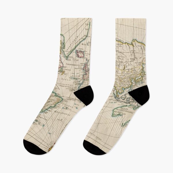 Item preview, Vintage Map of the World (1772) designed and sold by BravuraMedia.