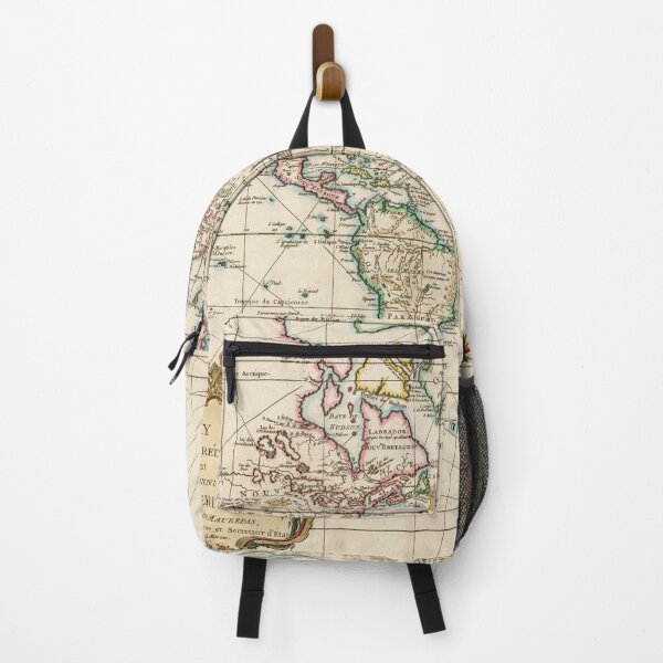 Item preview, Vintage Map of the World (1772) designed and sold by BravuraMedia.