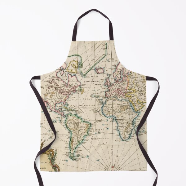Item preview, Vintage Map of the World (1772) designed and sold by BravuraMedia.