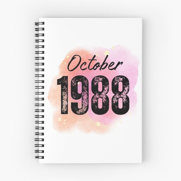 Item preview, October 1988 Birthday designed and sold by NumbersFort.
