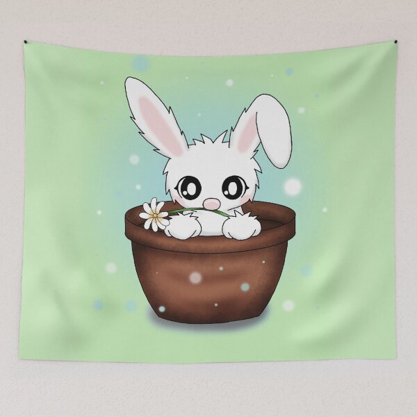 Item preview, Bunny in Flowerpot designed and sold by Pezi-Creation.