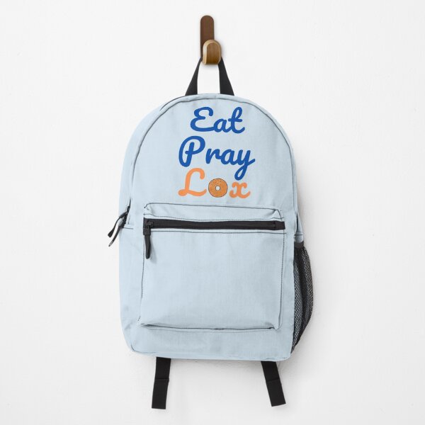 Item preview, Eat Pray Lox cursive funny Jewish Bagel designed and sold by NJGDesigns.