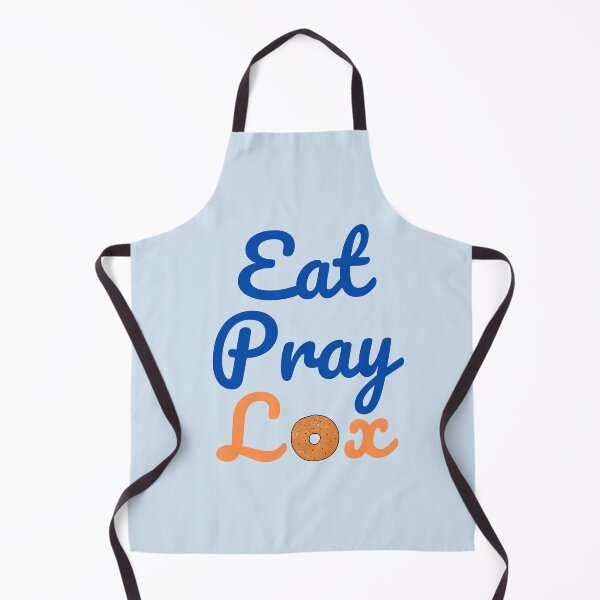 Item preview, Eat Pray Lox cursive funny Jewish Bagel designed and sold by NJGDesigns.