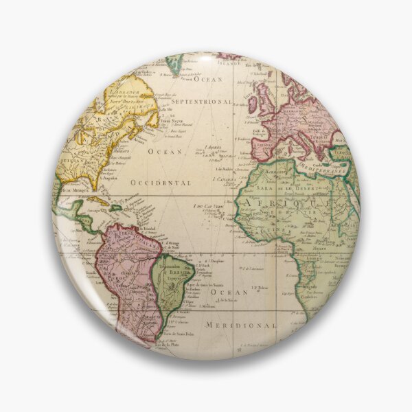 Item preview, Vintage Map of the World (1775) designed and sold by BravuraMedia.