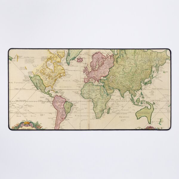 Item preview, Vintage Map of the World (1775) designed and sold by BravuraMedia.