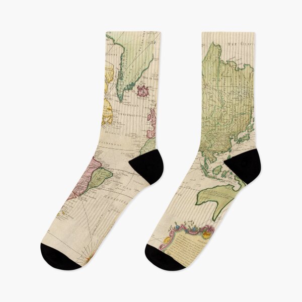 Item preview, Vintage Map of the World (1775) designed and sold by BravuraMedia.