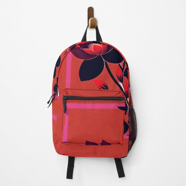 Item preview, Red Lotus Flower on Red Pattern designed and sold by UllaSformat.
