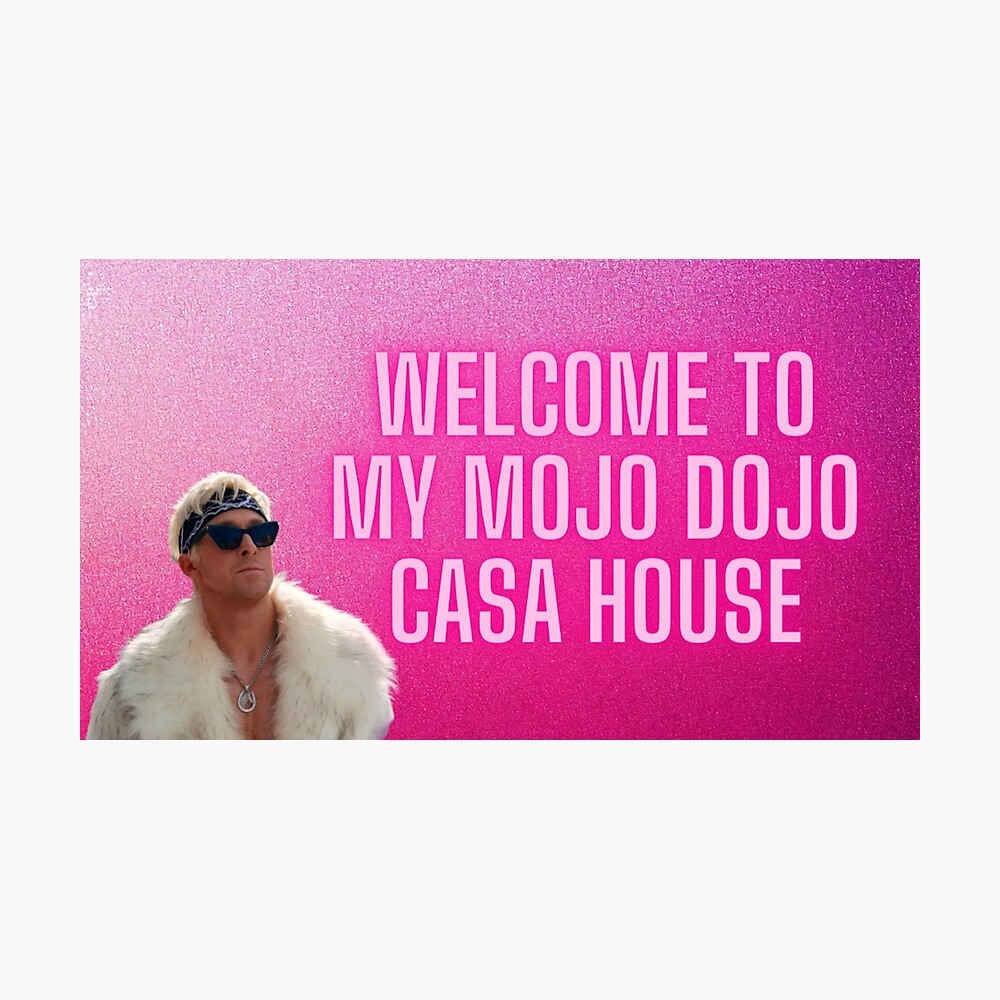 Welcome to My Mojo Dojo Casa House Print, Typography Wall Art Print -   Canada