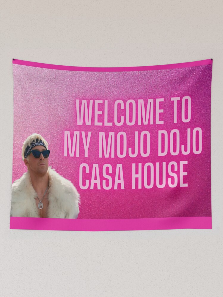 Mojo Dojo Casa House Flag, Barbie and Ken Tapestry, Barbie Movie