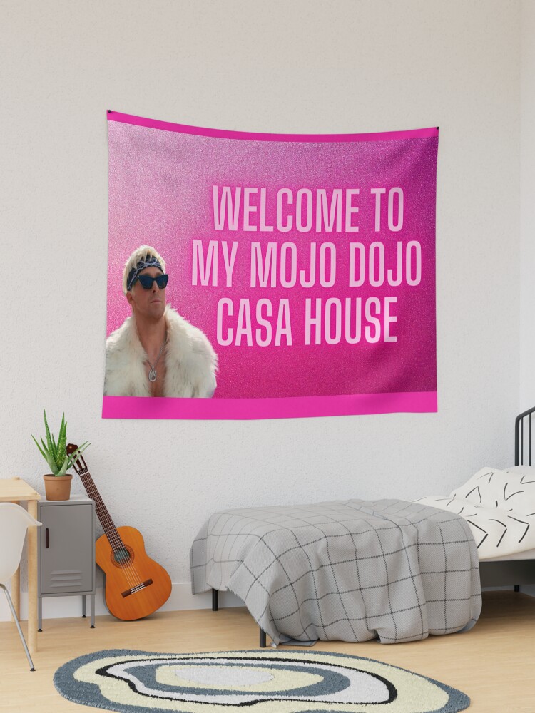 Mojo Dojo Casa House Barbie Tapestry, Funny Party Tapestry sold by Shy  Strait, SKU 63124855