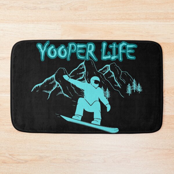 Item preview, Yooper Life Snowboarding Mountains  designed and sold by TheYooperLife.