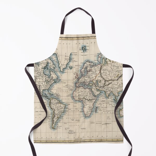 Item preview, Vintage Map of the World (1819) designed and sold by BravuraMedia.