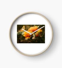 Flower and Butterfly Clock