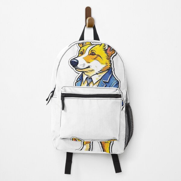 Item preview, Dog Corgi Reads Newspaper designed and sold by NewStyle44.