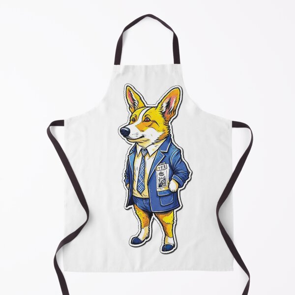 Item preview, Dog Corgi Reads Newspaper designed and sold by NewStyle44.