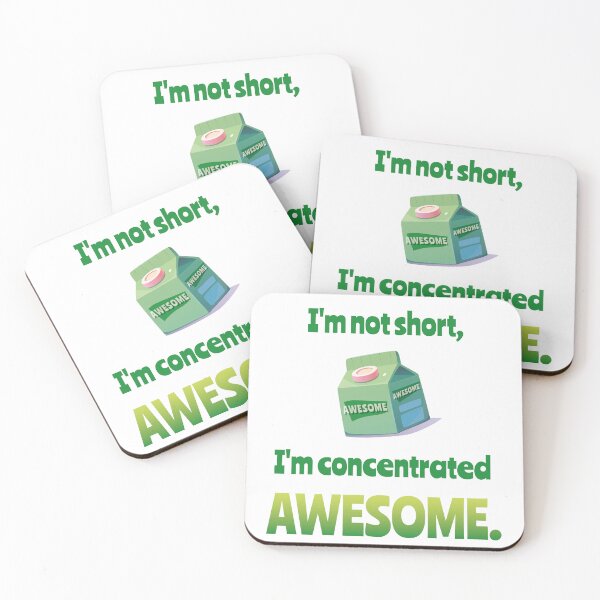 Item preview, I'm Not Short… (GRN) designed and sold by cjgraphic.