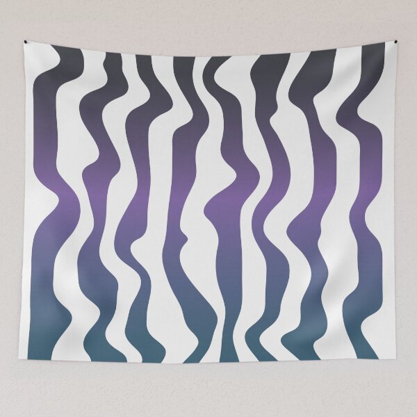 Item preview, black and blue gradient line patterns designed and sold by Pattrenonly.
