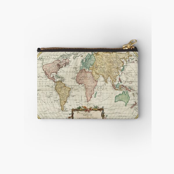 Item preview, Vintage Map of the World (1782) designed and sold by BravuraMedia.