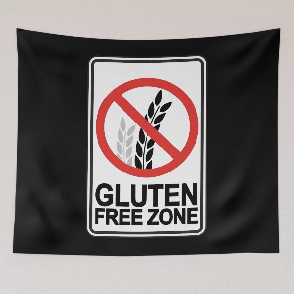 Item preview, Gluten Free Zone Sign 	 	 designed and sold by grxquoek71.