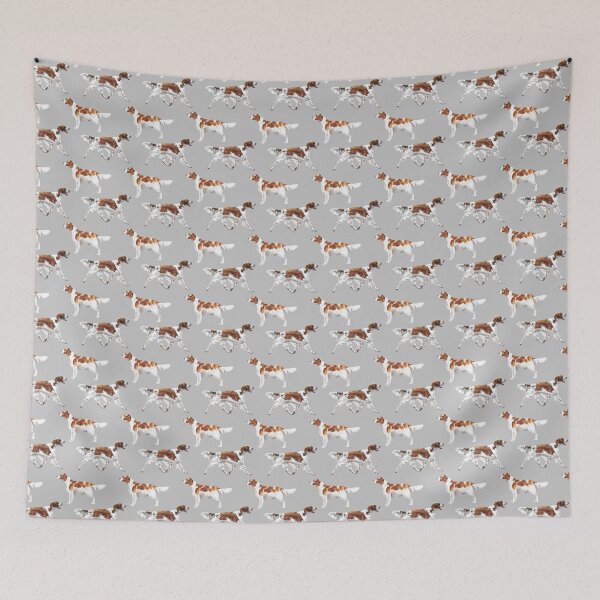 Item preview, Irish Red and White Setter - Repeat Pattern designed and sold by Amber Westwood.
