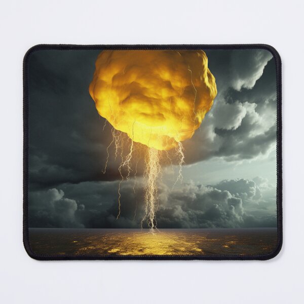 Item preview, Luminous substance of yellow color over the sea designed and sold by Andrey Tarakanov.