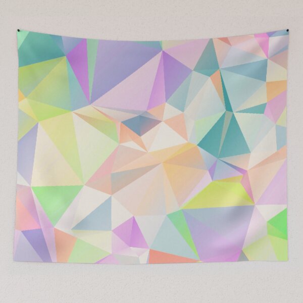 Item preview, Triangles pastel colors pattern designed and sold by cutecrazytshirt.