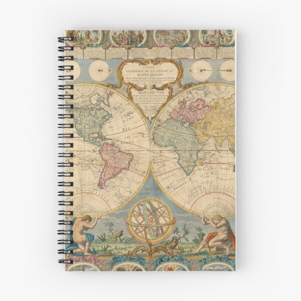 Item preview, Vintage Map of the World (1776) designed and sold by BravuraMedia.