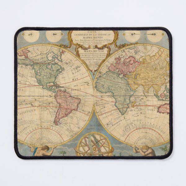 Item preview, Vintage Map of the World (1776) designed and sold by BravuraMedia.