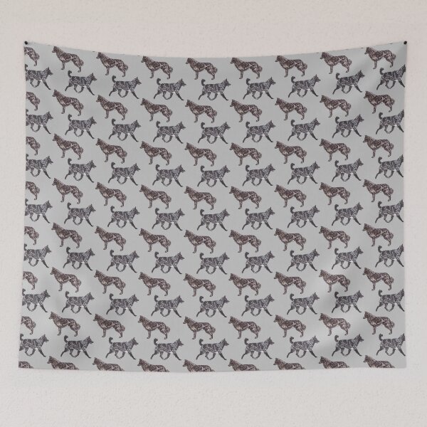 Item preview, Hungarian Mudi - Repeat Pattern designed and sold by Amber Westwood.
