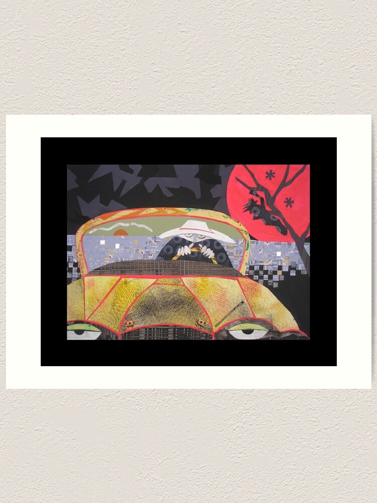 Alternate view of Jesus was the Jagged Shape in the Back of His Mind Art Print