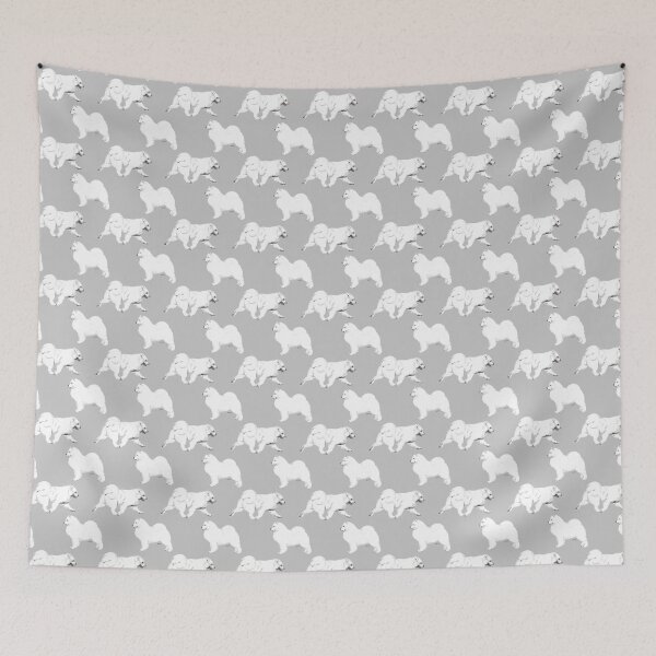 Item preview, Samoyed - Repeat Pattern designed and sold by Amber Westwood.