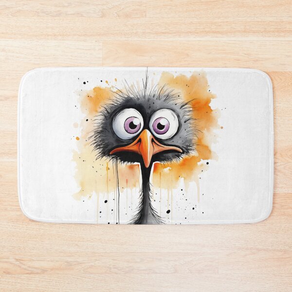 Item preview, Arabic Funny Meme Hilarious Ostrich AI Generated- مضحك بالعربي نعامة نسيت امشط أقوال عربية designed and sold by FUNqoosh.
