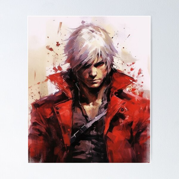 Dante - Devil May Cry - Fury Sticker for Sale by Splatter-arts