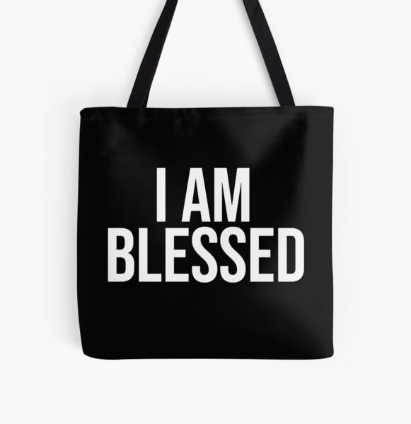 I AM BLESSED All Over Print Tote Bag