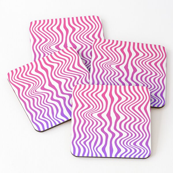 Item preview, pink and purple gradien line pattern designed and sold by Pattrenonly.