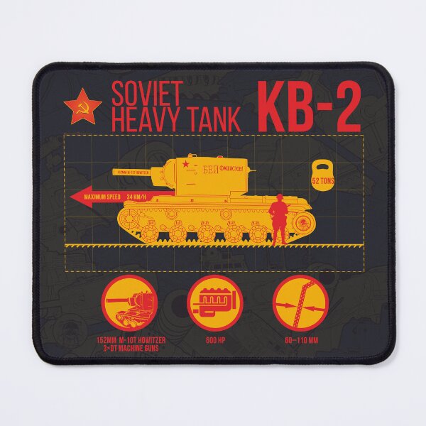 Item preview, Infographics Soviet tank KV-2 designed and sold by FAawRay.