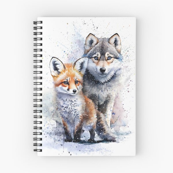 Item preview, Wolf cub and fox cub designed and sold by Kostart.