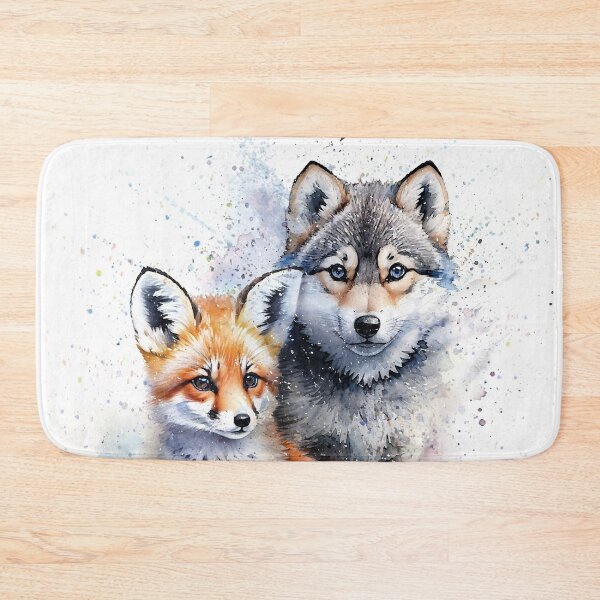 Item preview, Wolf cub and fox cub designed and sold by Kostart.