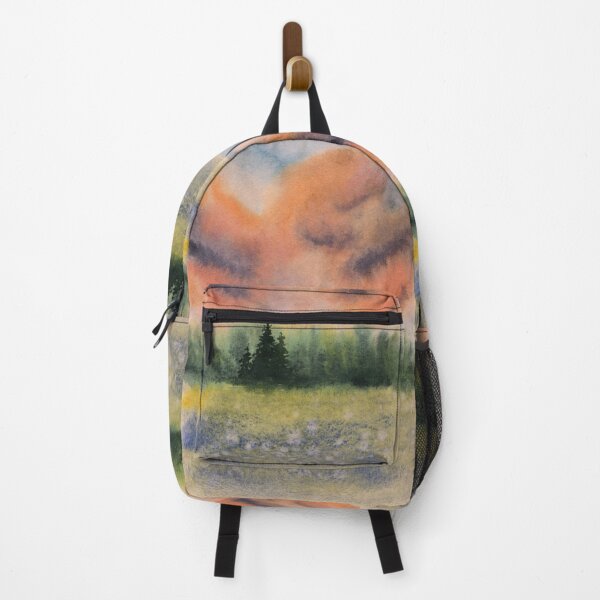 Item preview, Meadow Sunset - Watercolor Painting designed and sold by Pattokarts.