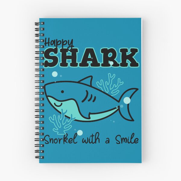 Item preview, Happy Shark Snorkel with a Smile Shark designed and sold by TropicalDesigna.