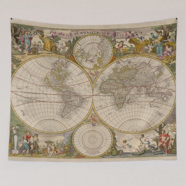 Item preview, Vintage Map of the World (1700) designed and sold by BravuraMedia.