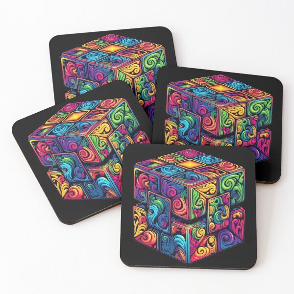 Item preview, Psychedelic Cube: Geometric Illusions designed and sold by PsyCloth.