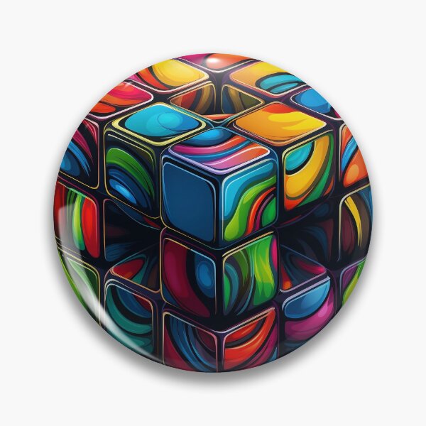 Item preview, Psychedelic Irresolvable Rubik's Cube: Eternal Puzzle designed and sold by PsyCloth.