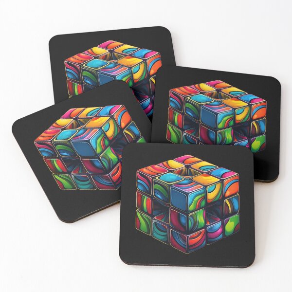 Item preview, Psychedelic Irresolvable Rubik's Cube: Eternal Puzzle designed and sold by PsyCloth.